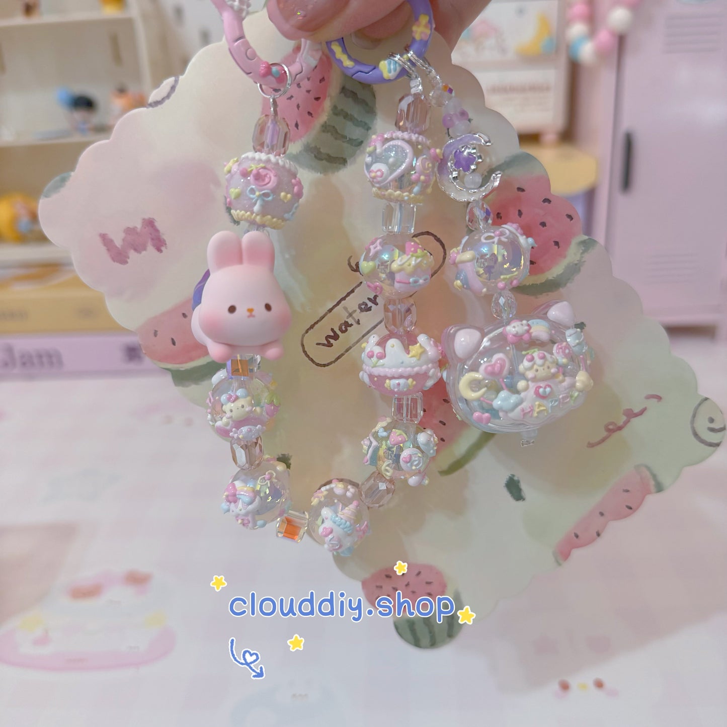Momo Rabbit Handmade Pendant