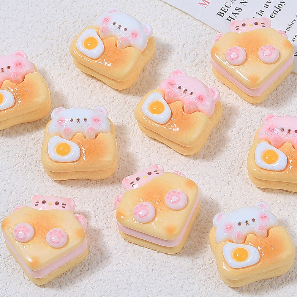Bear Cake Charm