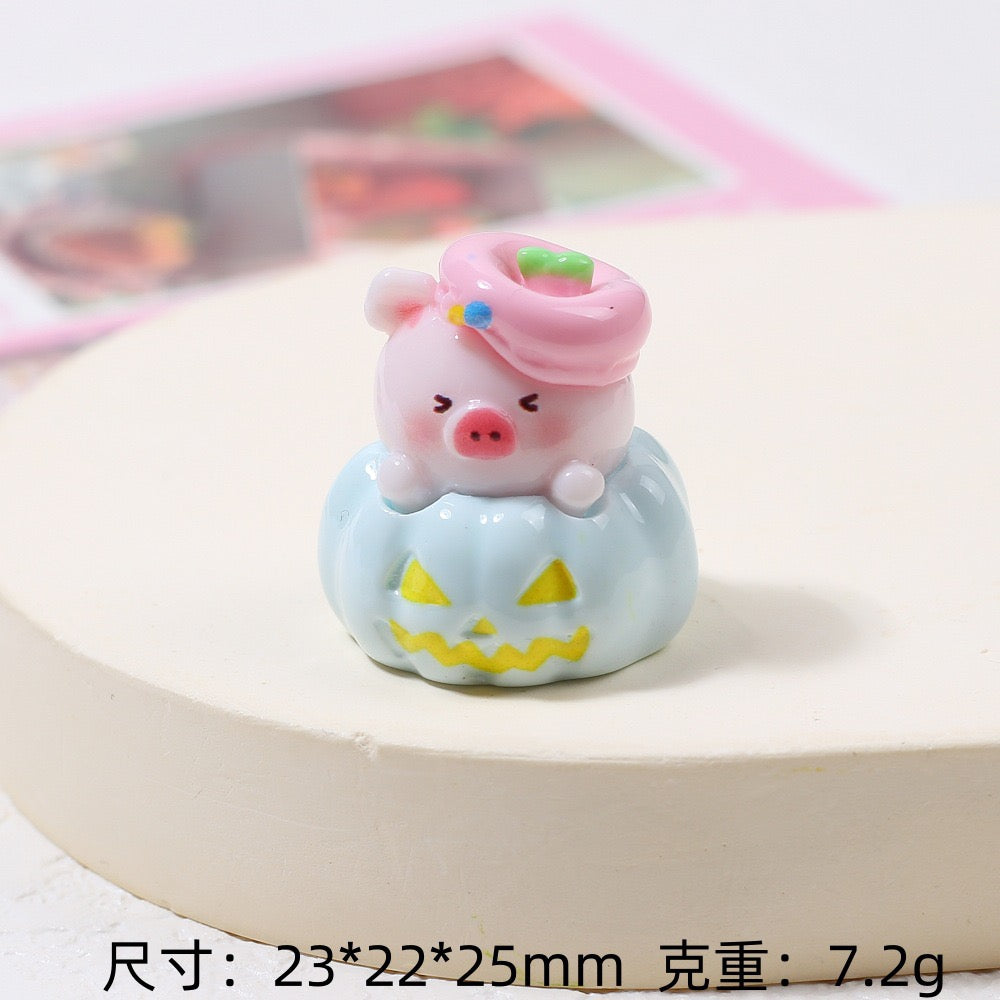 Piggy Pumpkin Charm