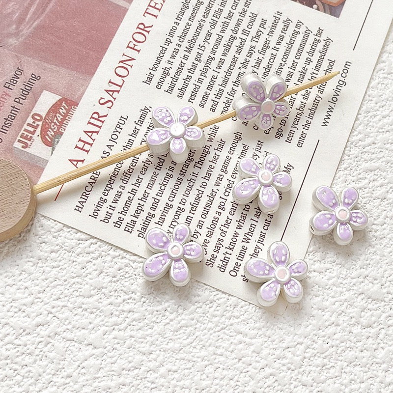 Flower Alloy Beaded