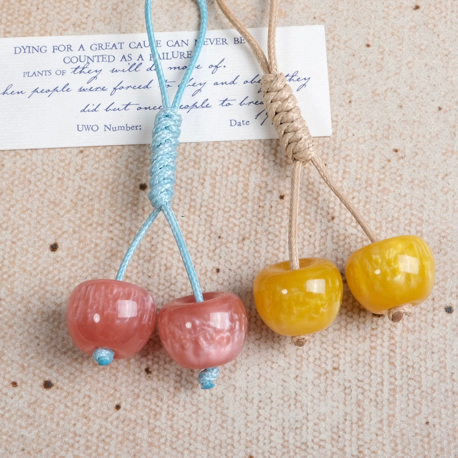 Apple-shaped Beads