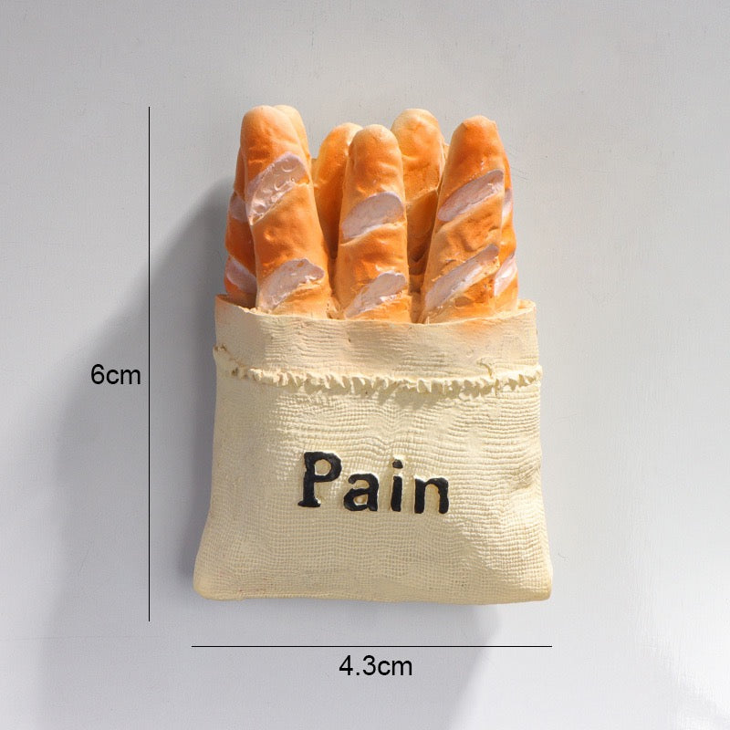 Large-Sized Food Refrigerator Magnets