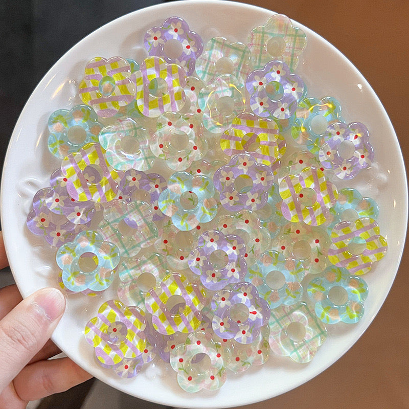Floral Acrylic Charm