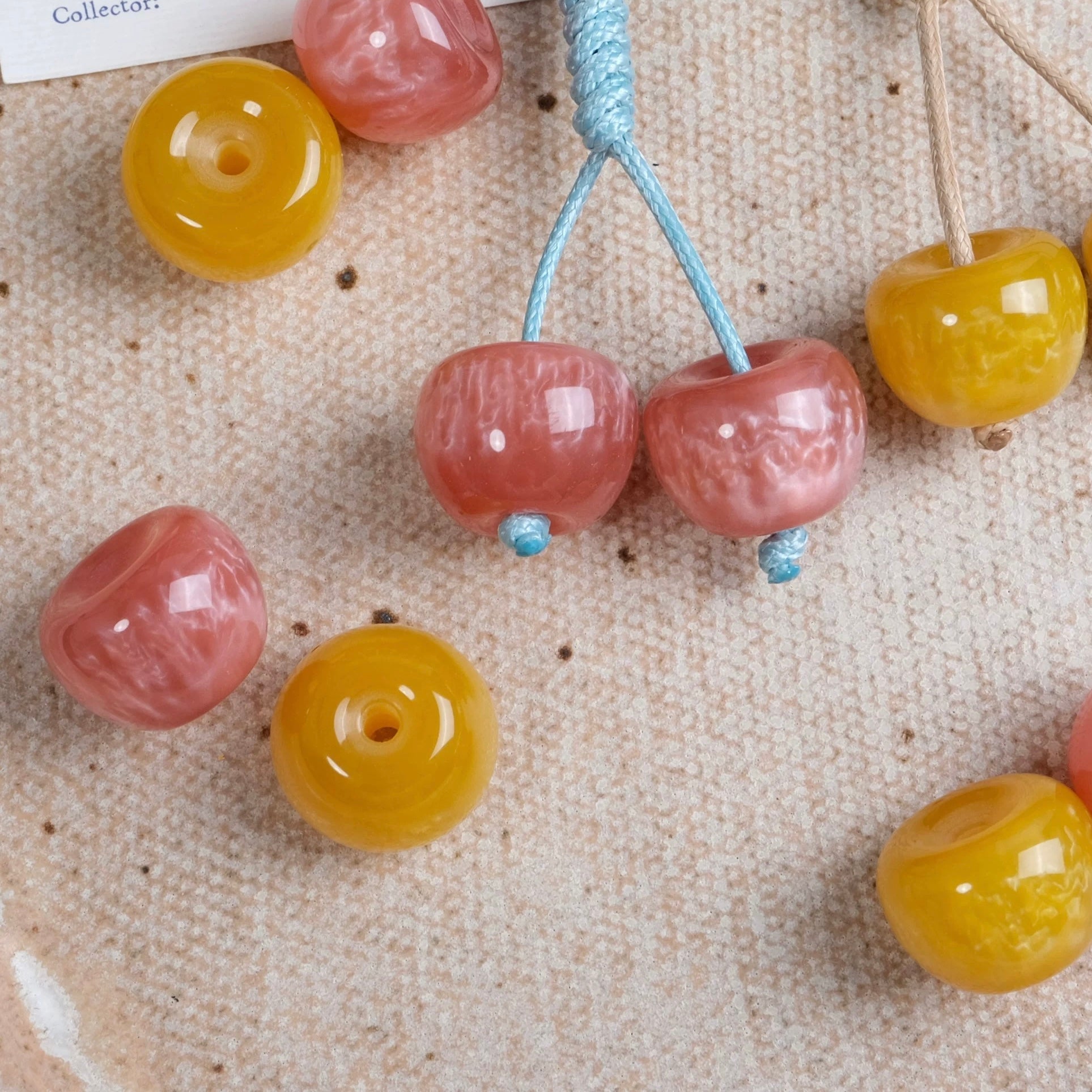 Apple-shaped Beads