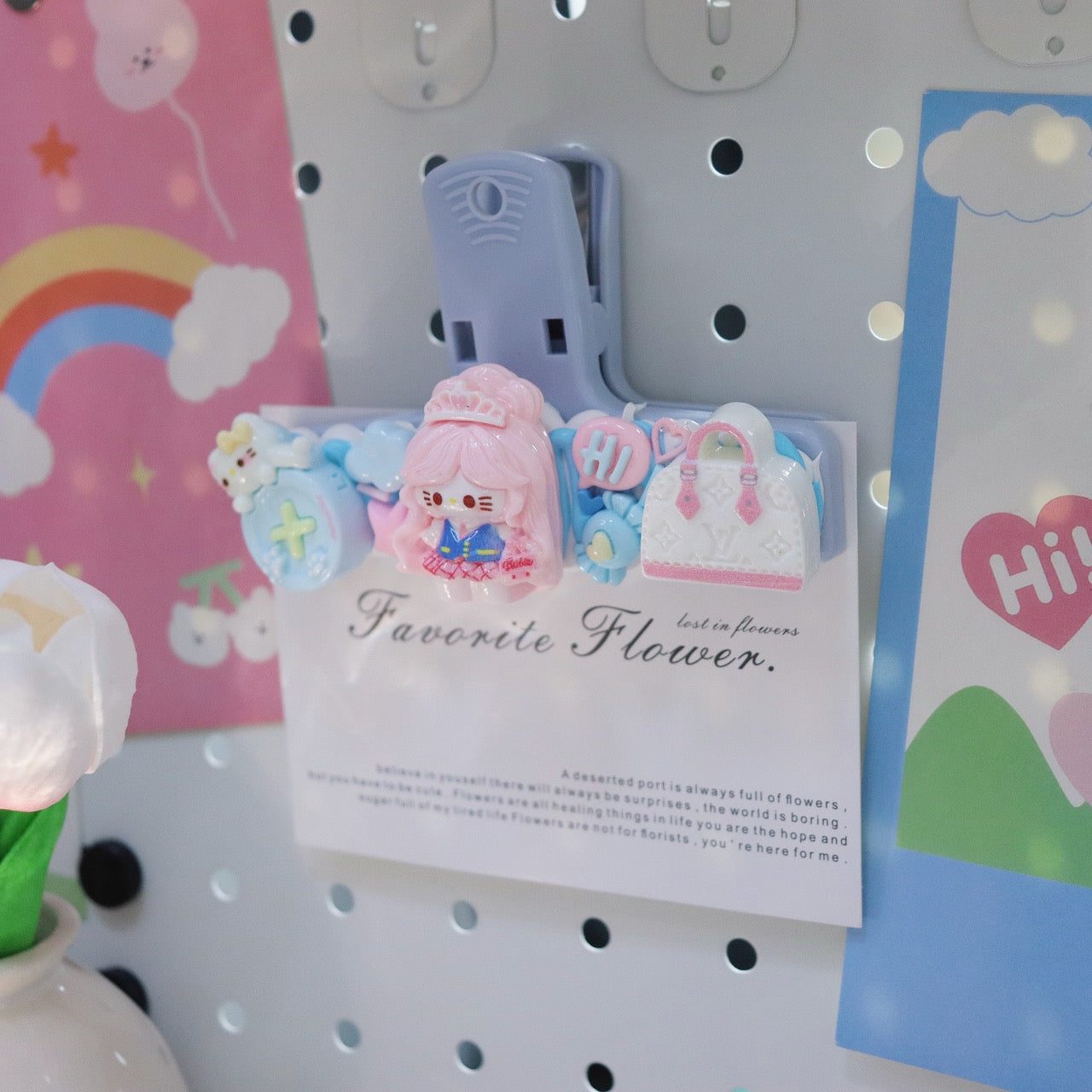 Blue Magnetic Creamy Glue File Folder