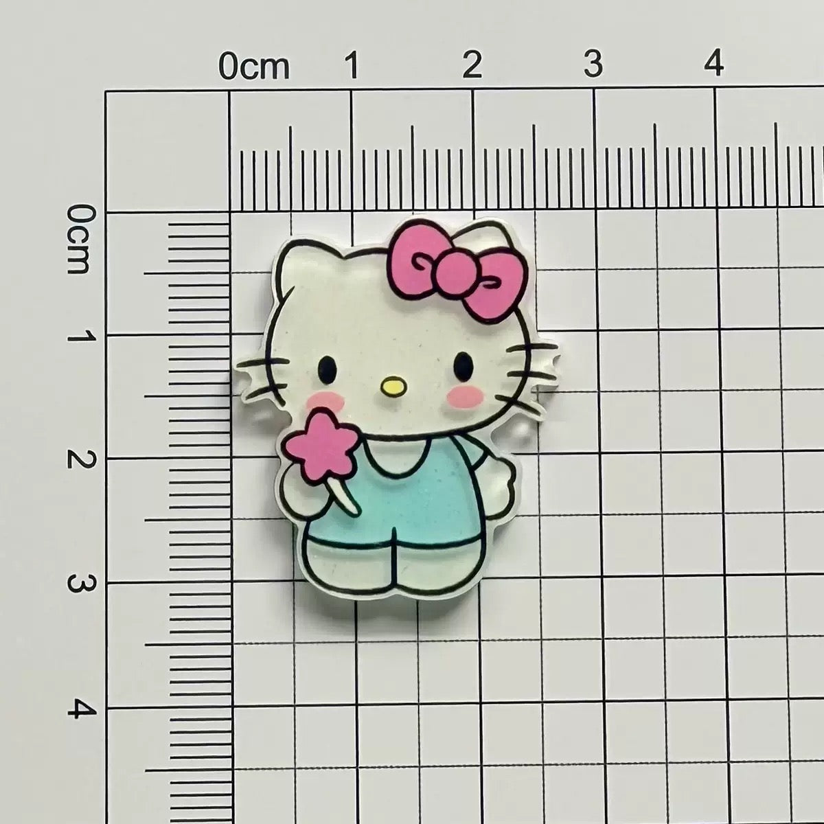 Acrylic cartoon cute kt cat patch diy accessories small accessories