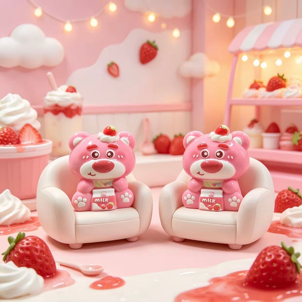 3D Lotso resin cartoon charm