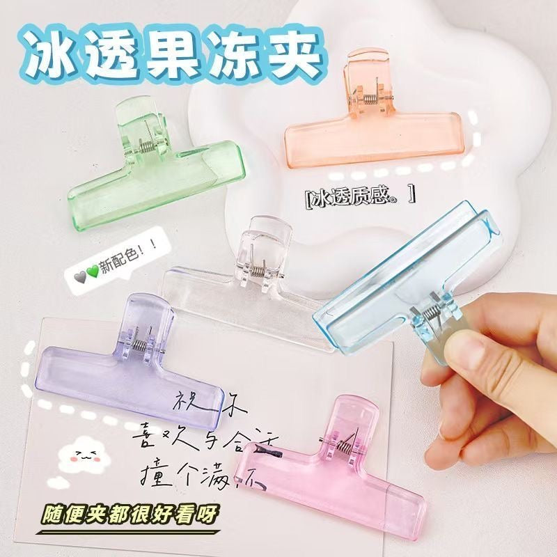 6-piece transparent folder