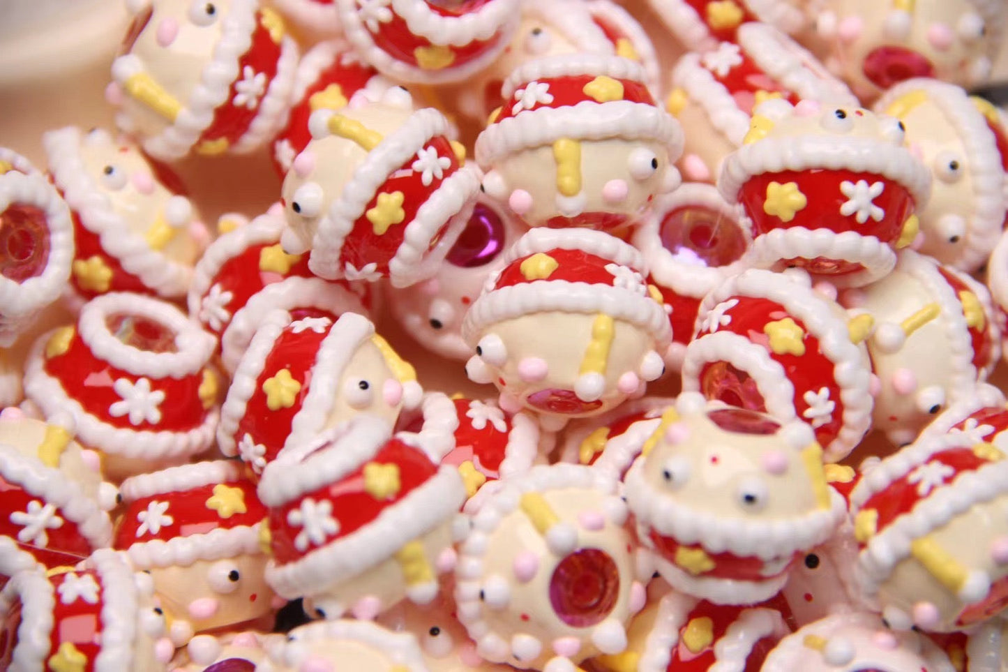 Cartoon Hand-Painted Bead