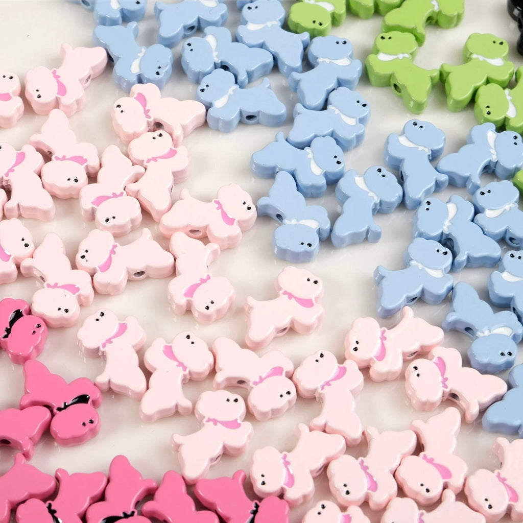 Dog Alloy Beads
