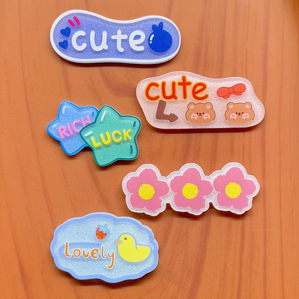 word Plate Acrylic Patch