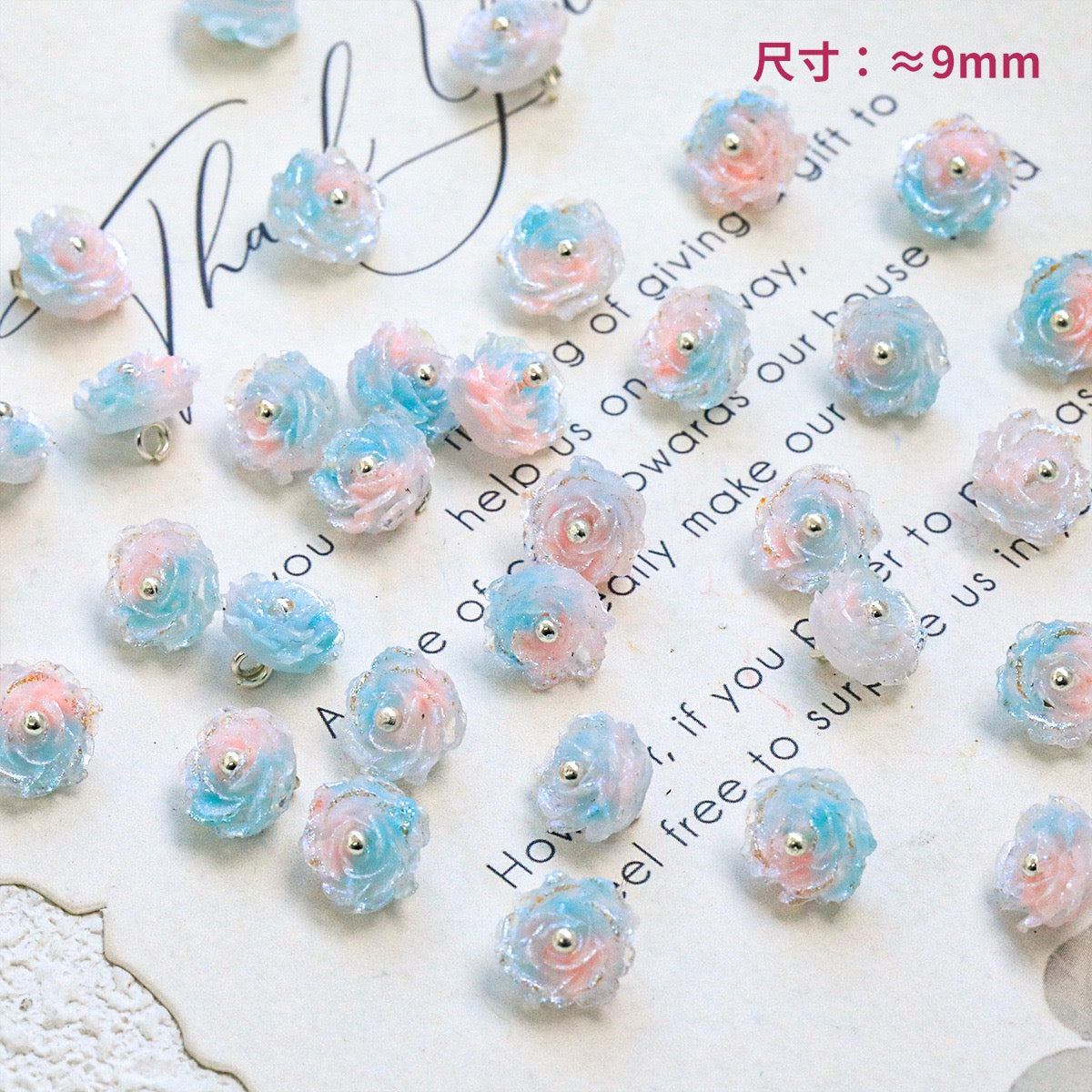 Flower-Shaped Beads