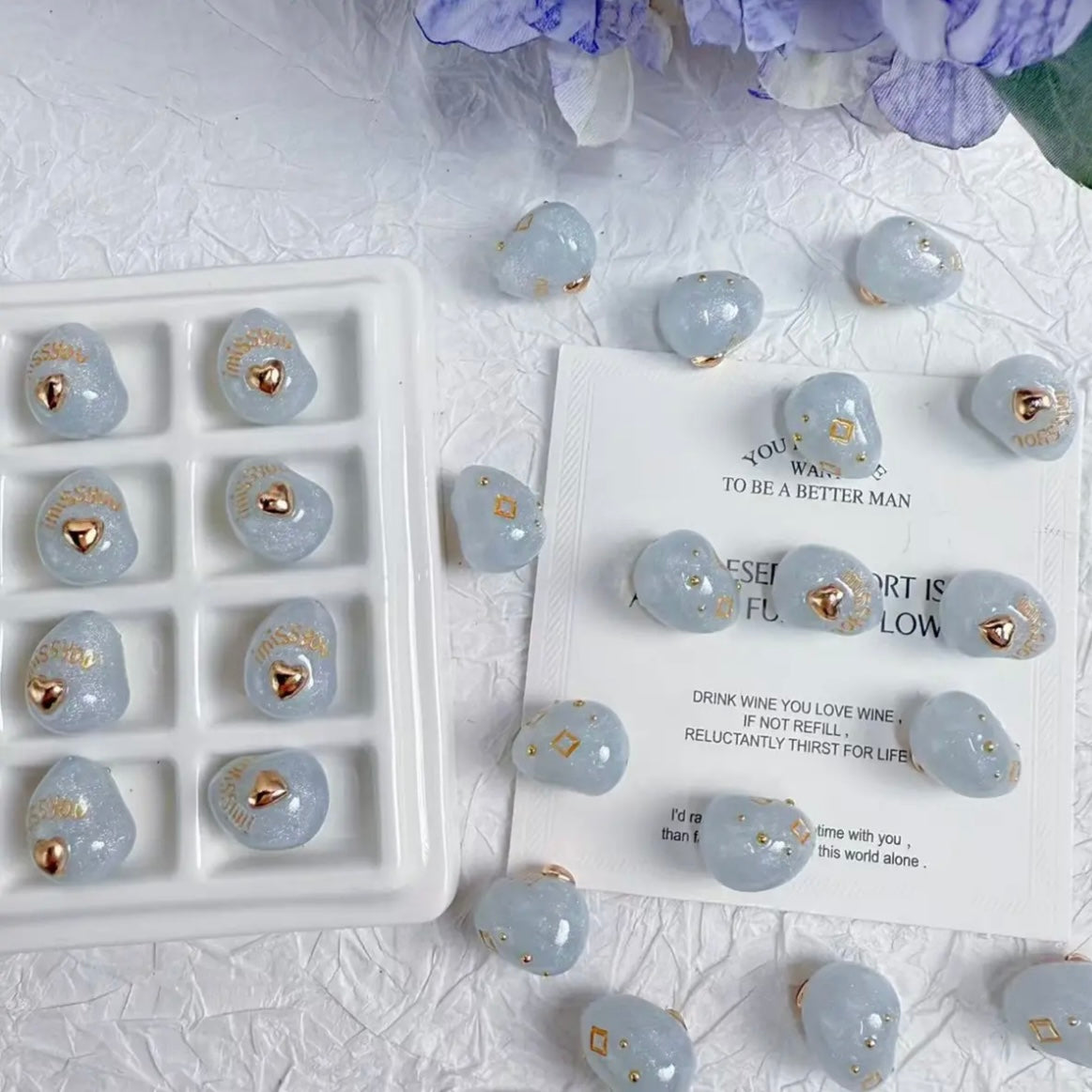 ｛Miss You｝Stone Beads