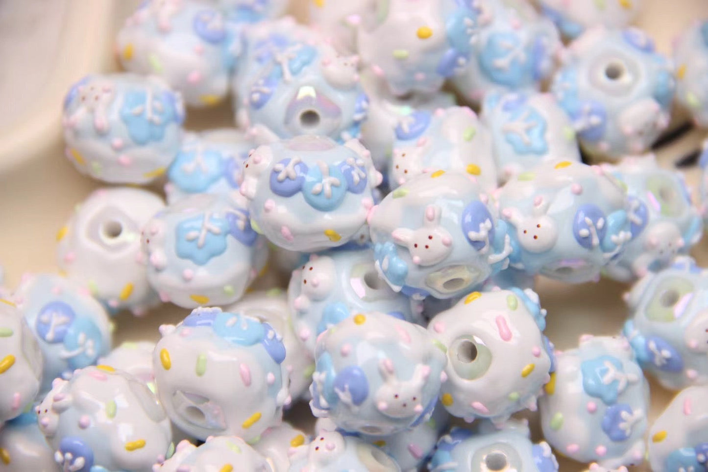 Cartoon Hand-Painted Bead