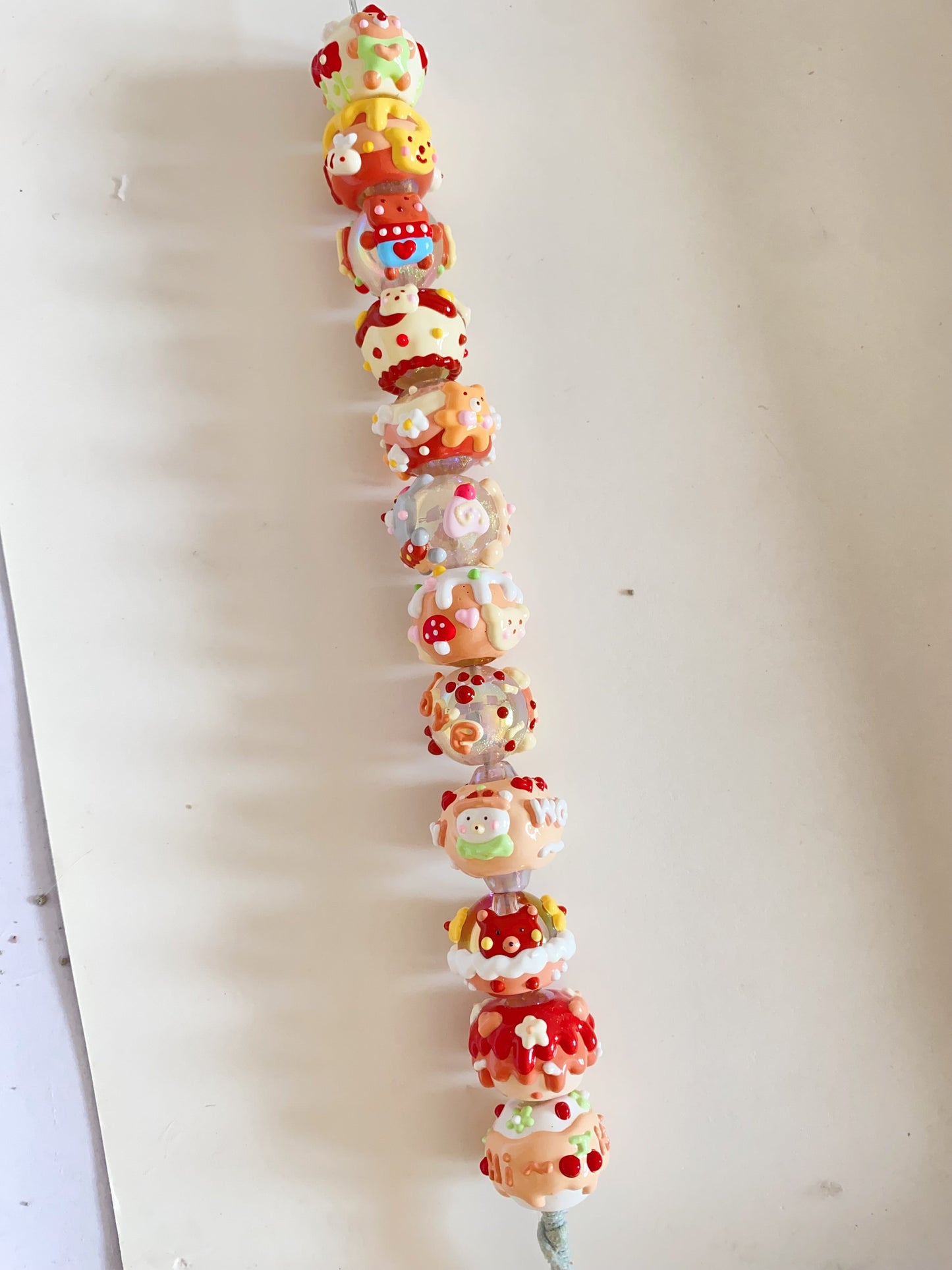 Hand-Painted Beads In Lovely Colors