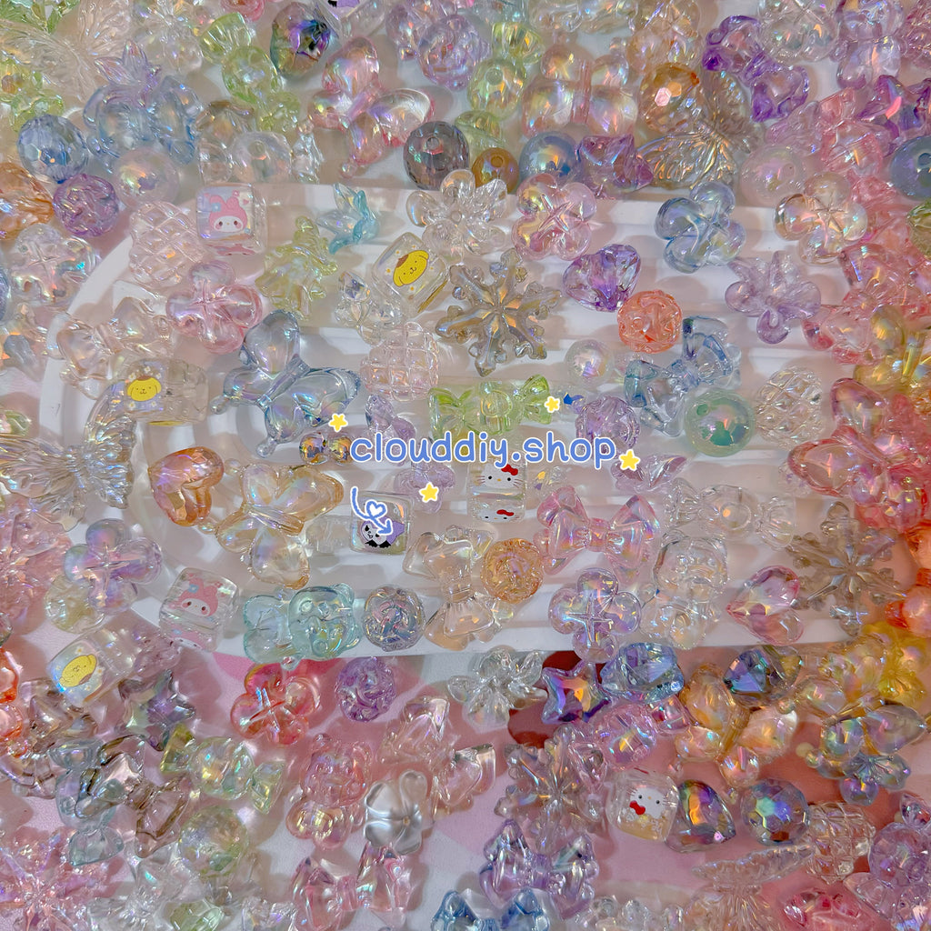 Mixed Transparent Beads