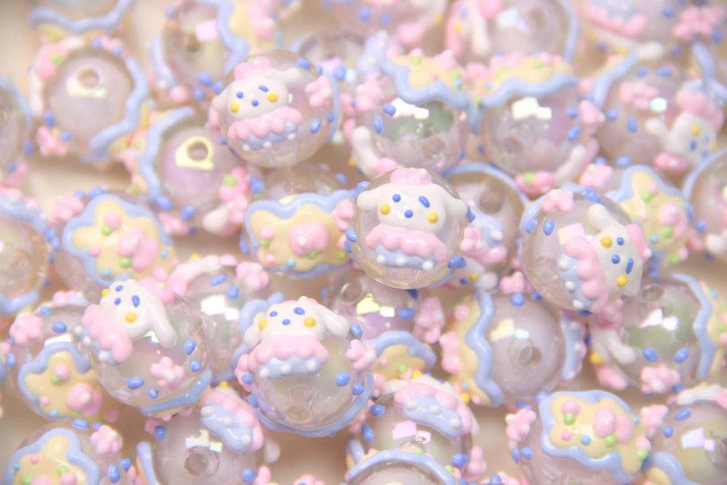 Cartoon Hand-Painted Beads