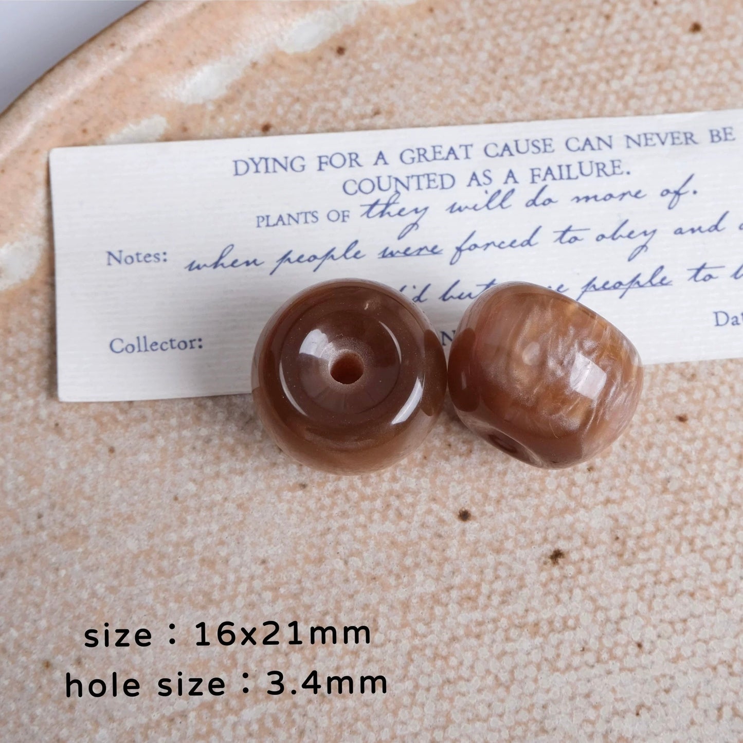 Apple-shaped Beads
