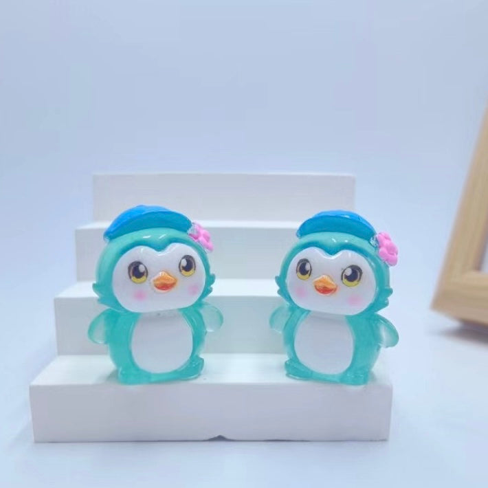 The charm Of Three-Dimensional Luminous Penguins