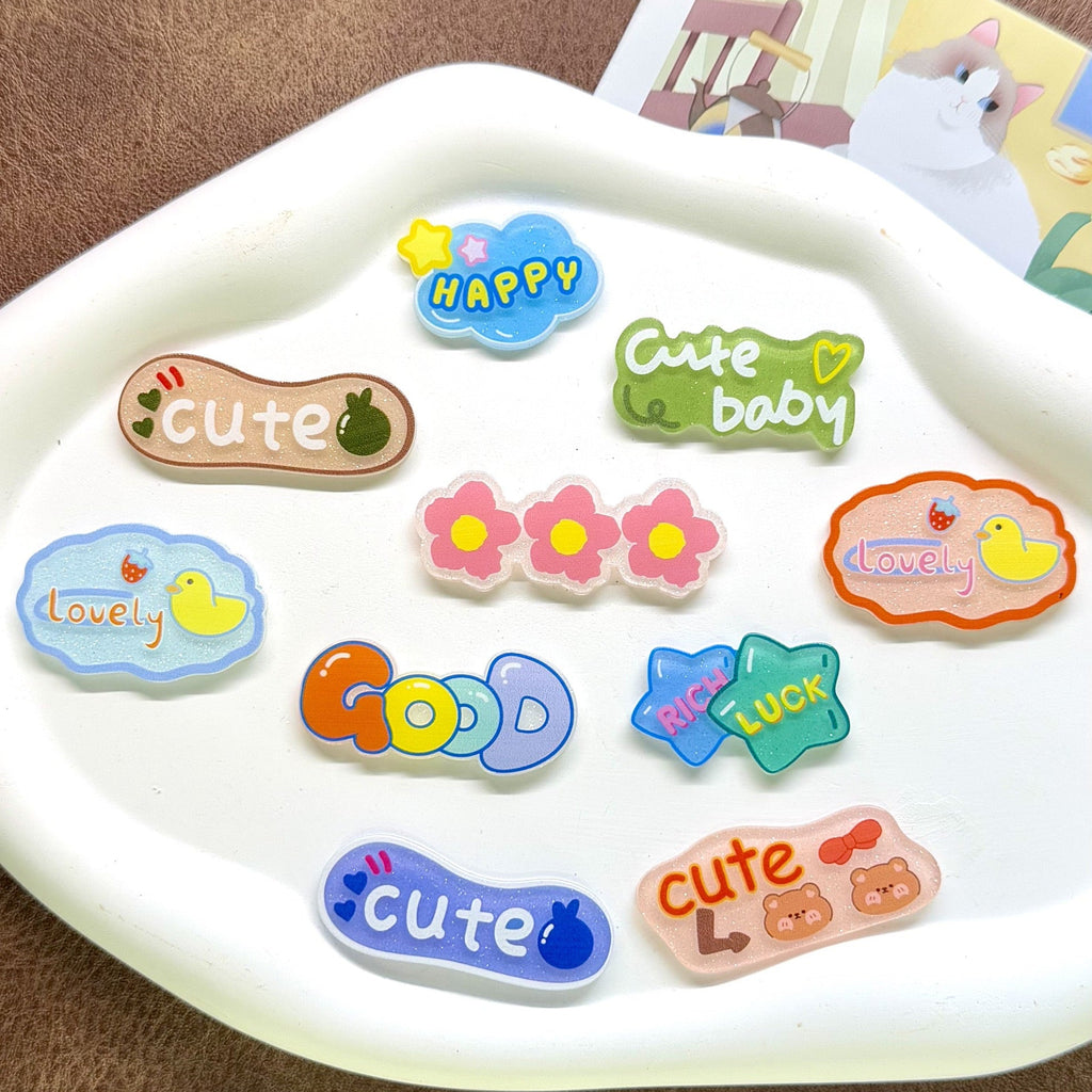 word Plate Acrylic Patch