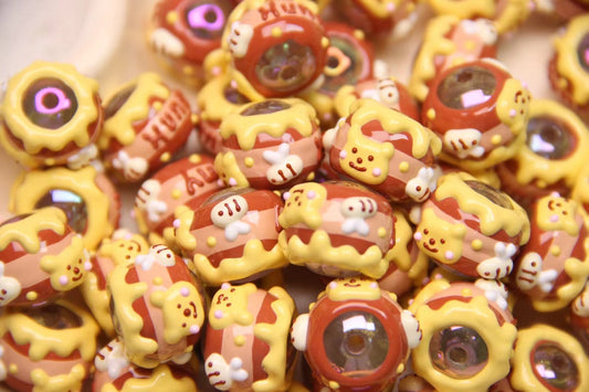 Cartoon Hand-Painted Bead