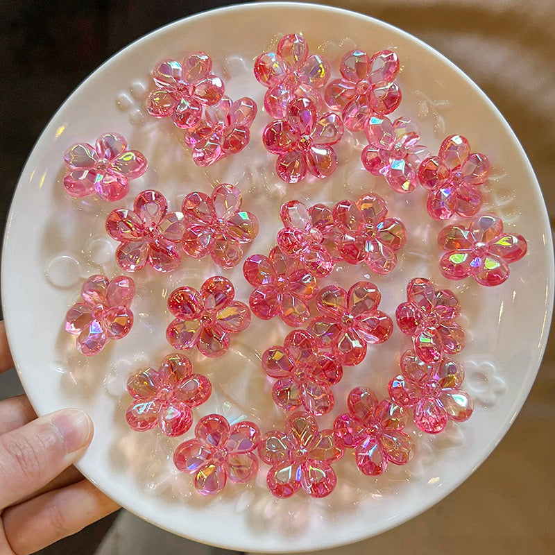 Floral Acrylic Charm