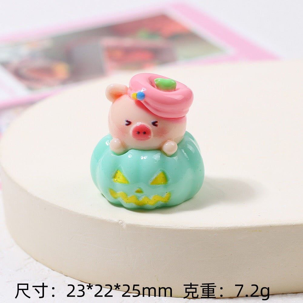 Piggy Pumpkin Charm