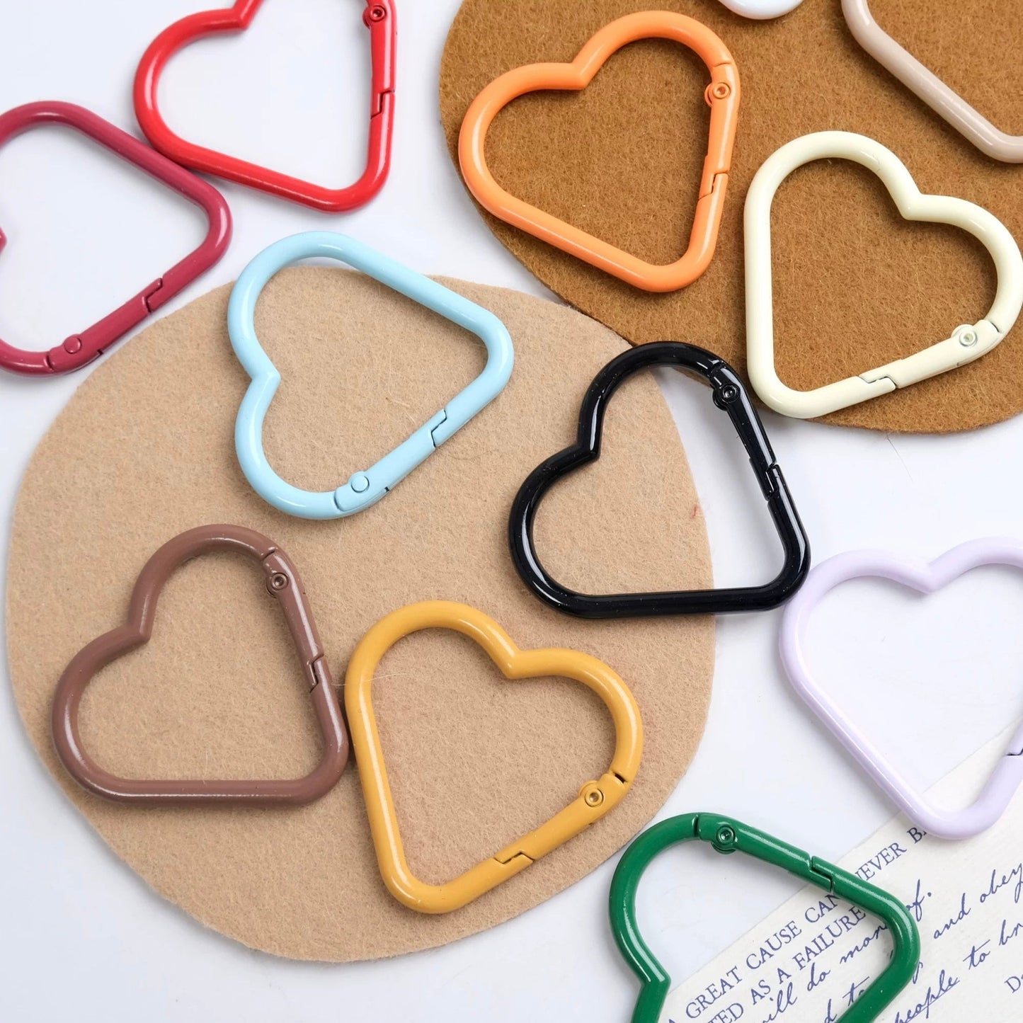 Large Heart-Shaped Keychain