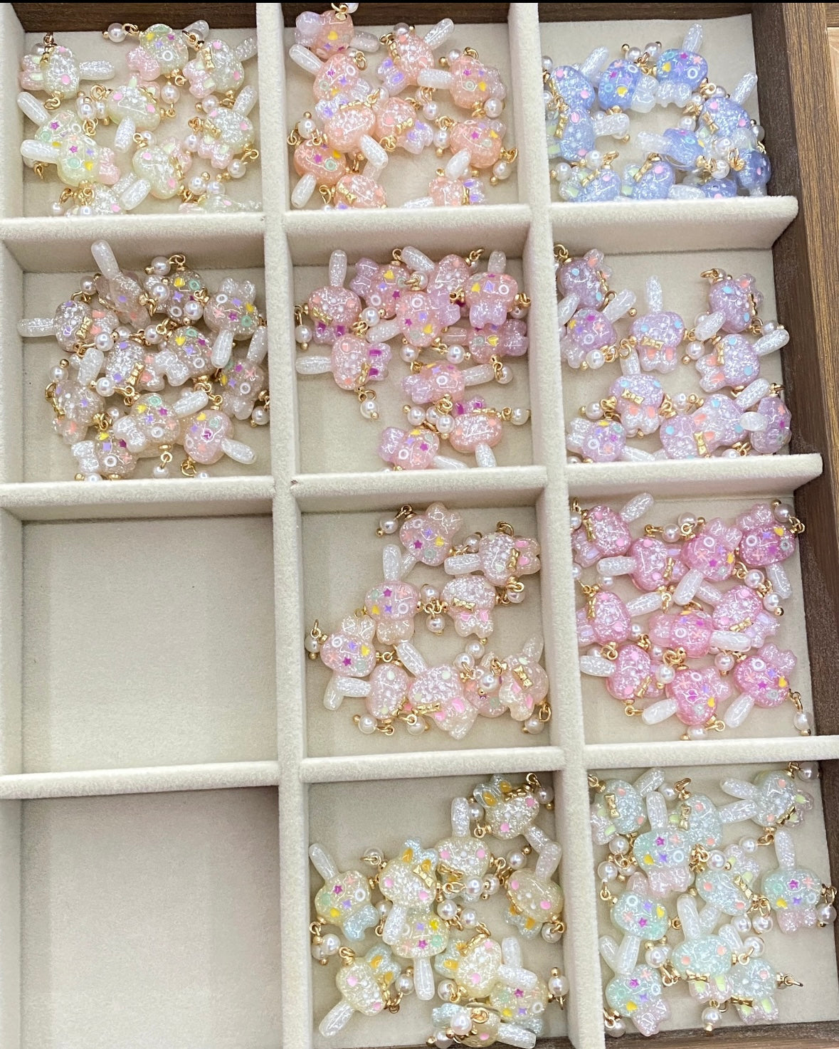 Rabbit-Shaped Beaded Ornaments