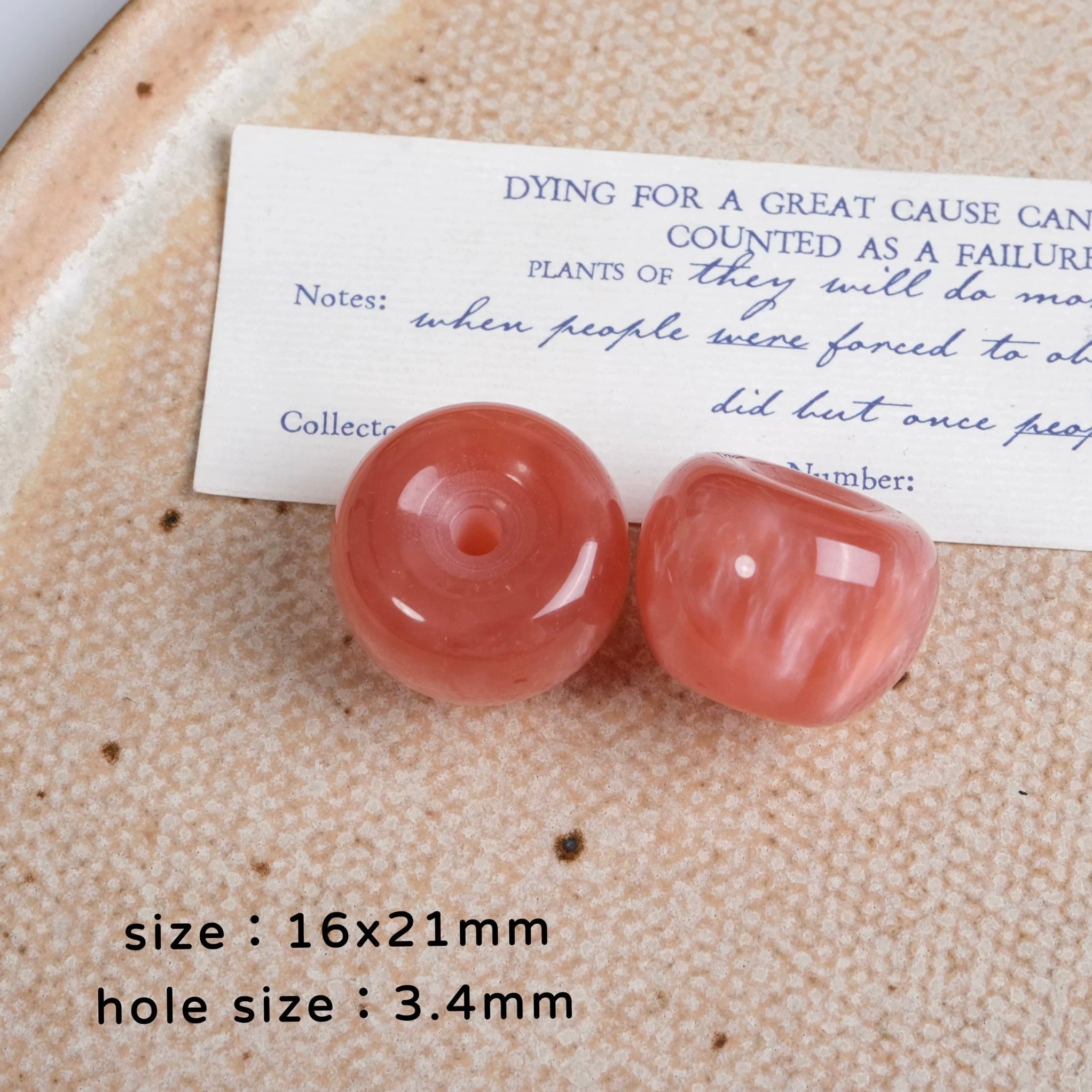 Apple-shaped Beads