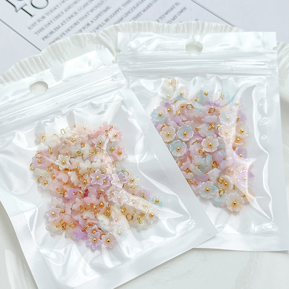 Flower-Shaped Beads