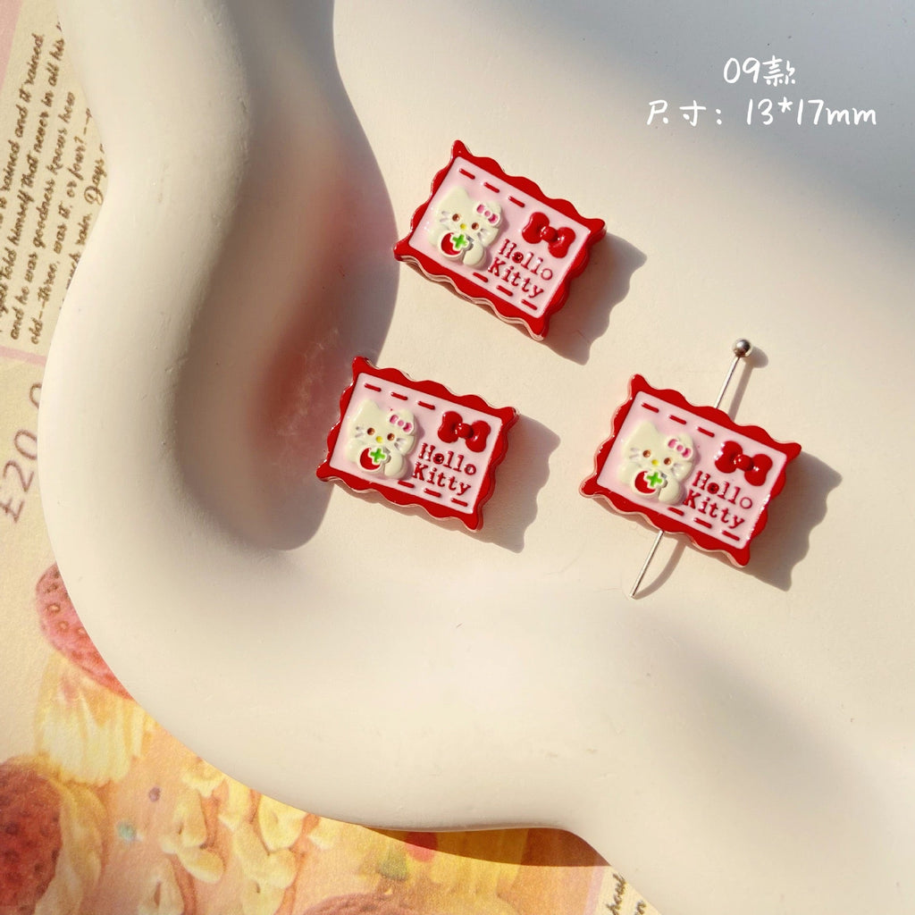 Alloy Hello Kitty Beads