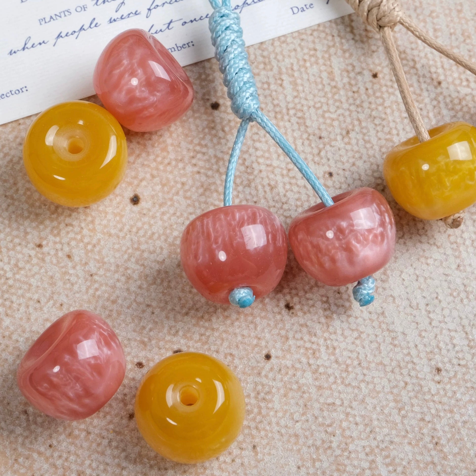 Apple-shaped Beads