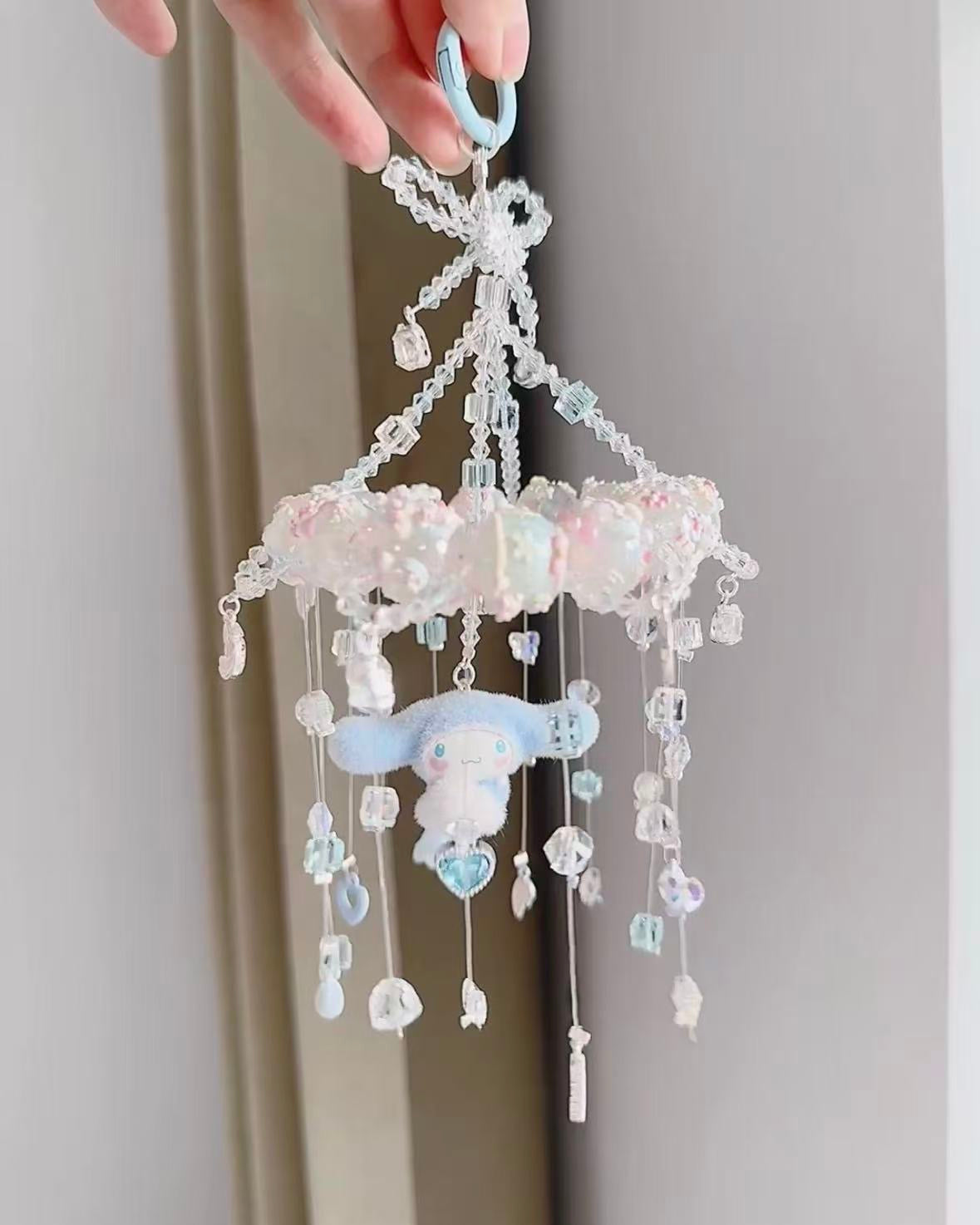 Hand-painted bead handmade wind chime (multiple styles)