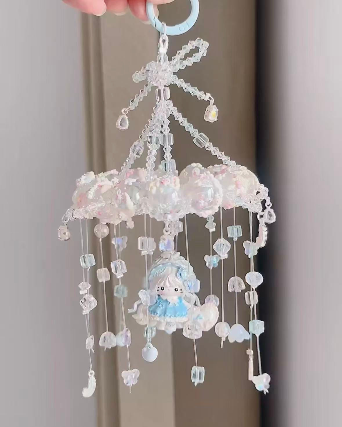Hand-painted bead handmade wind chime (multiple styles)