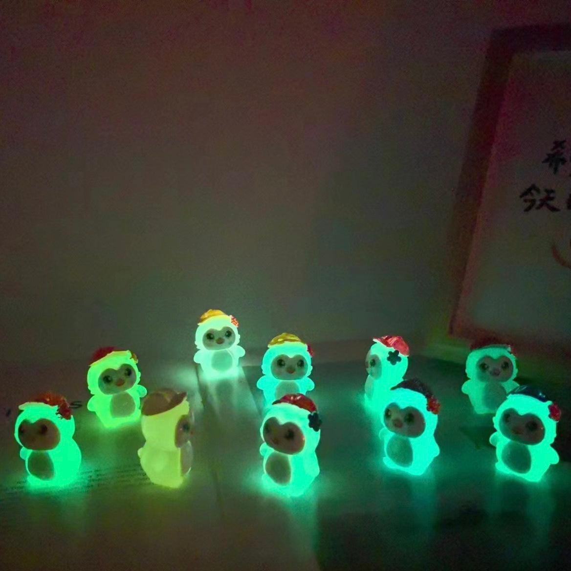 The charm Of Three-Dimensional Luminous Penguins