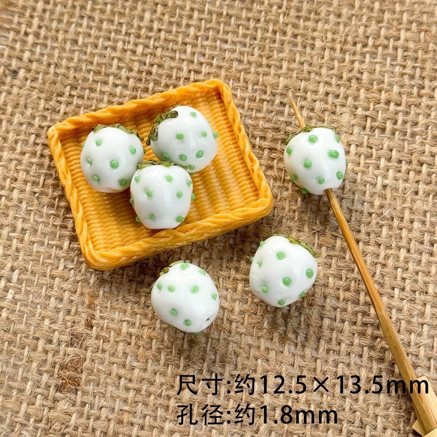 Strawberry Beaded String