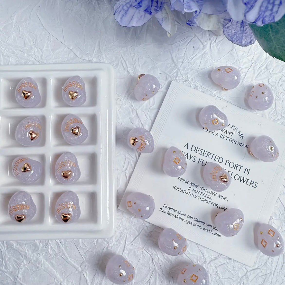 ｛Miss You｝Stone Beads