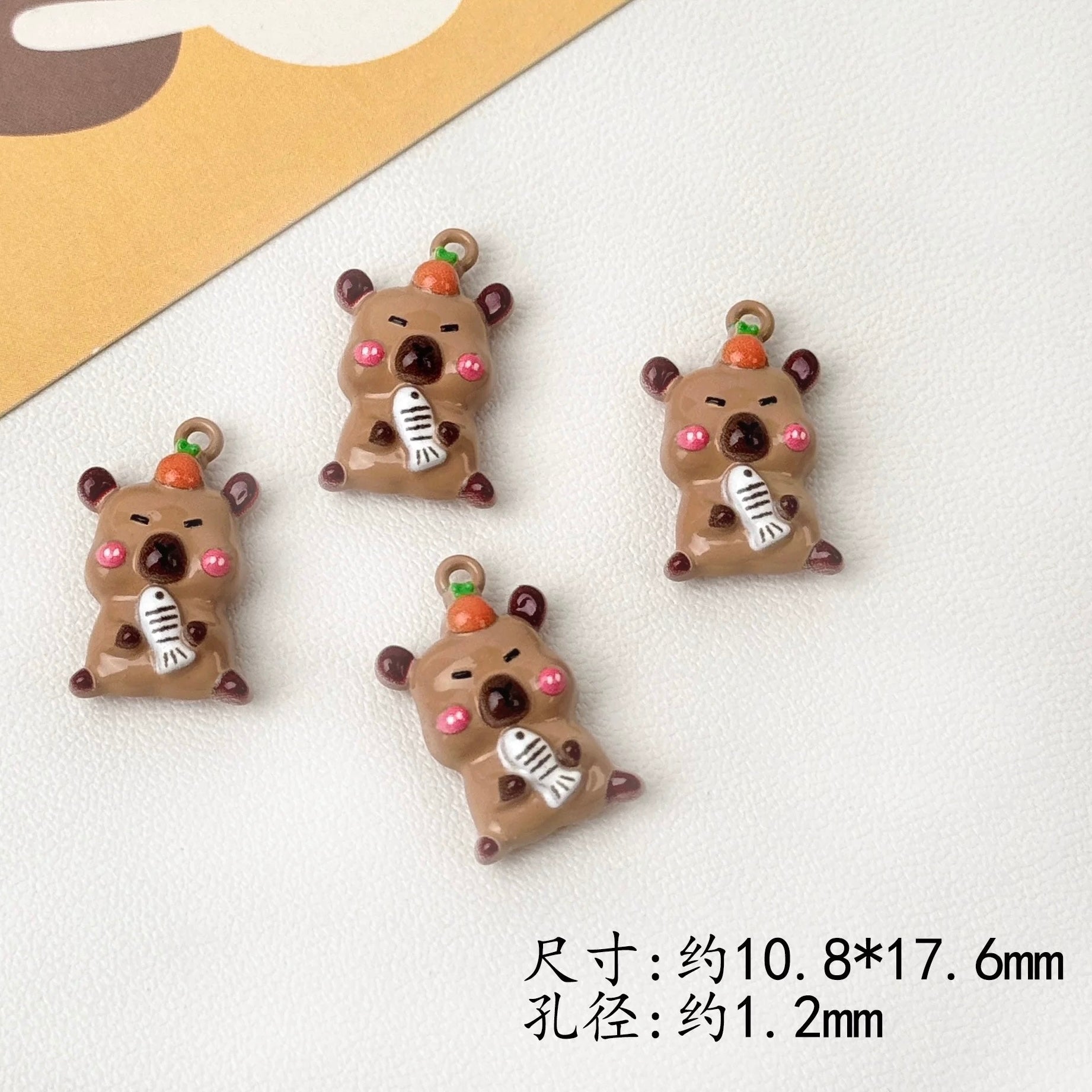 Alloy Little Bear Pendant