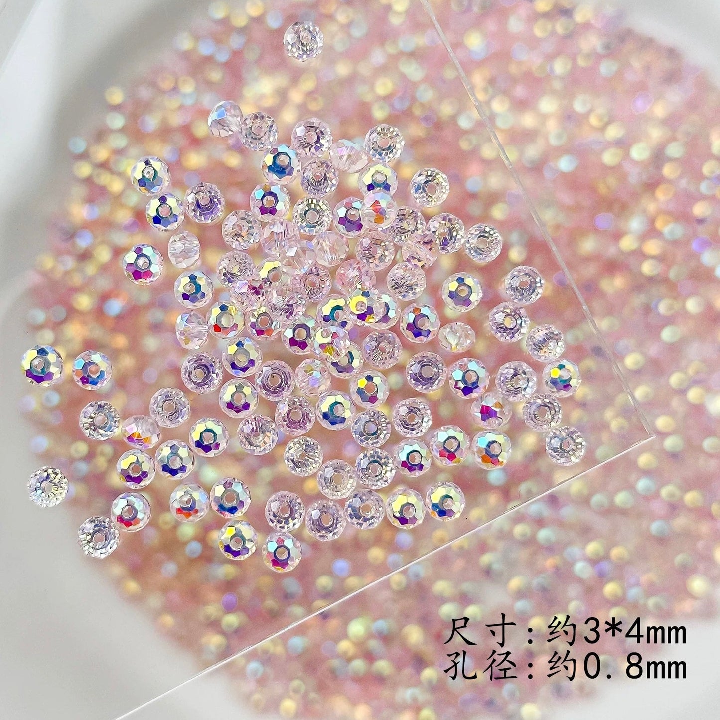 4mm Rhinestone Beads