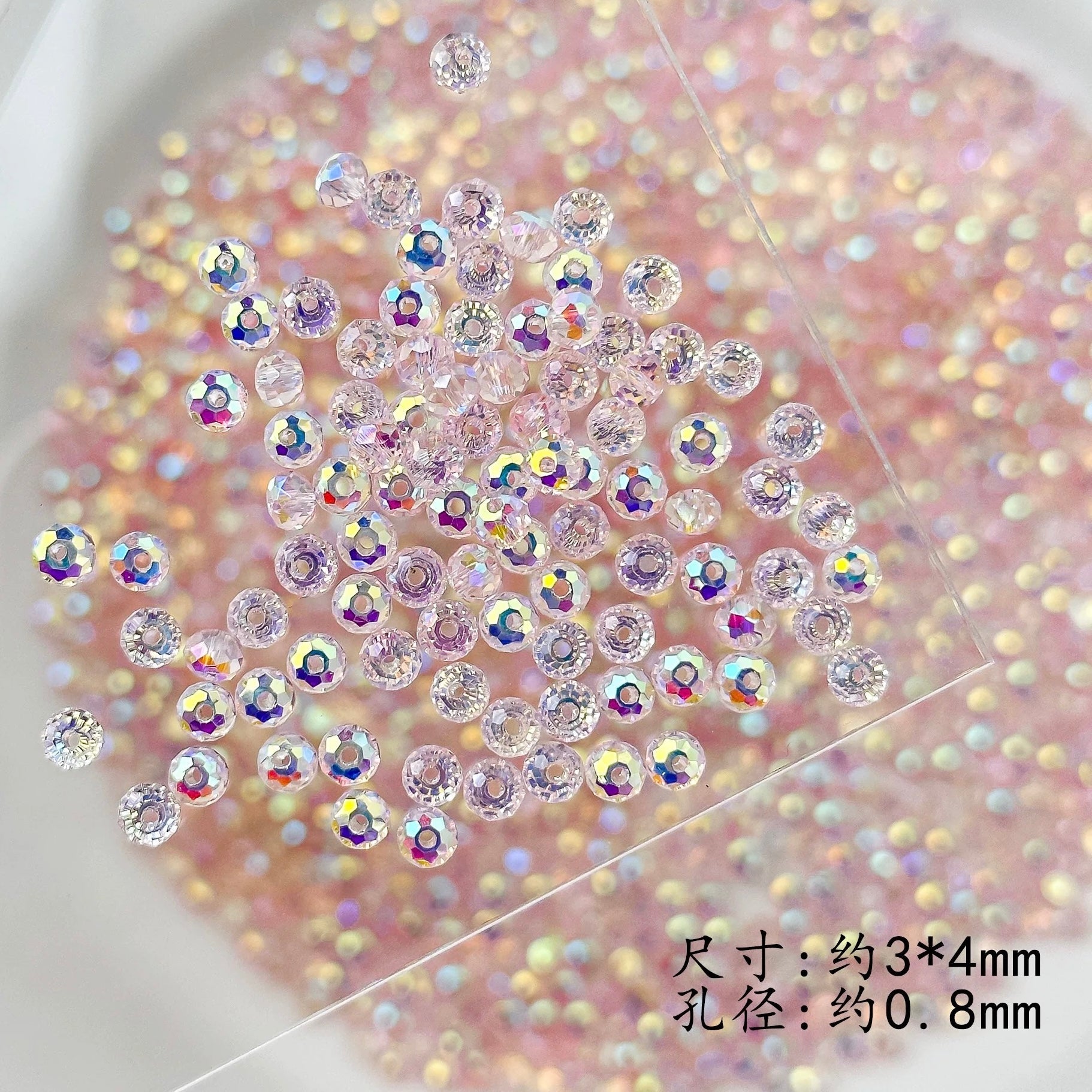 4mm Rhinestone Beads