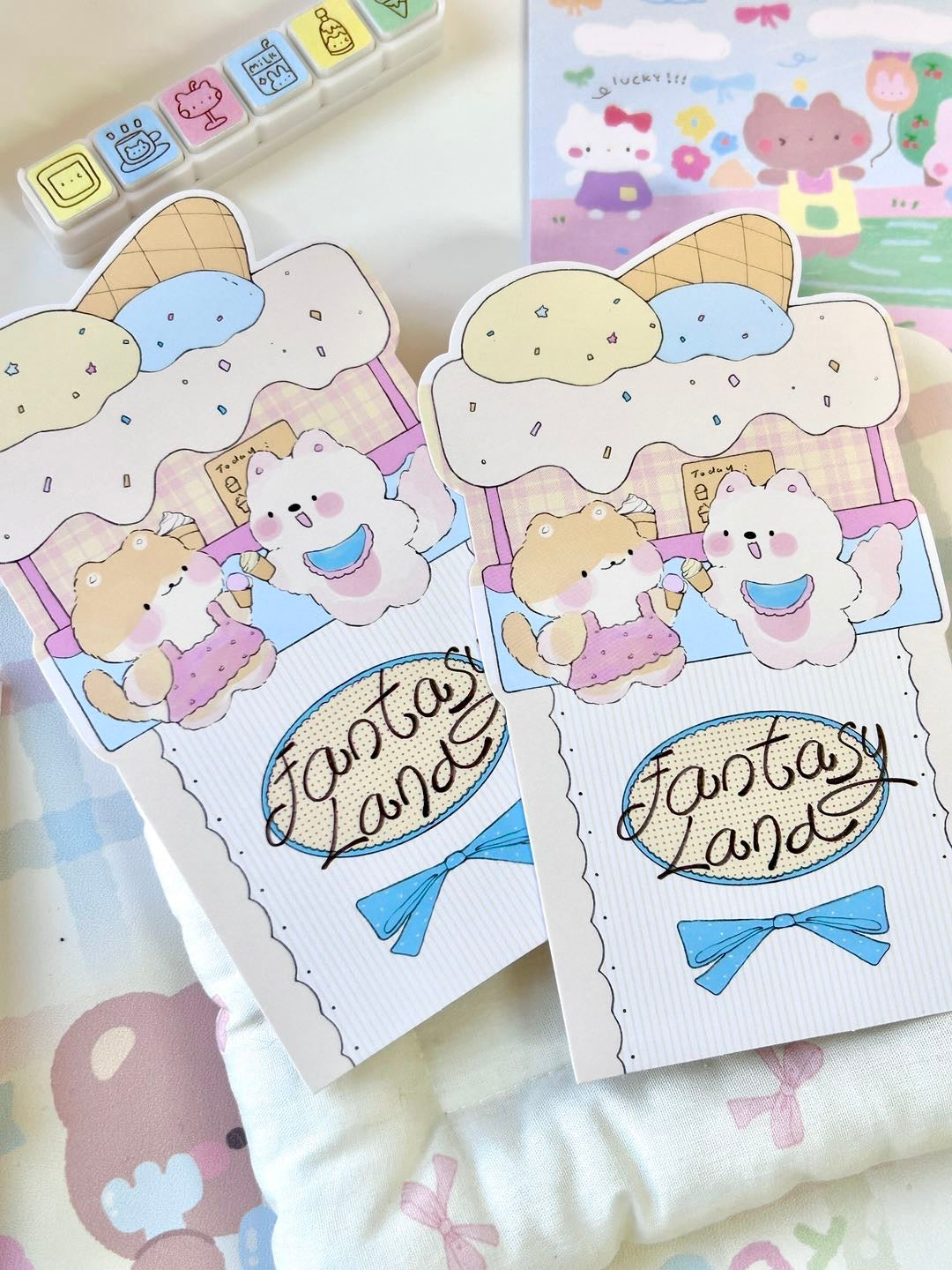 Cute Cartoon Packaging Cardstock