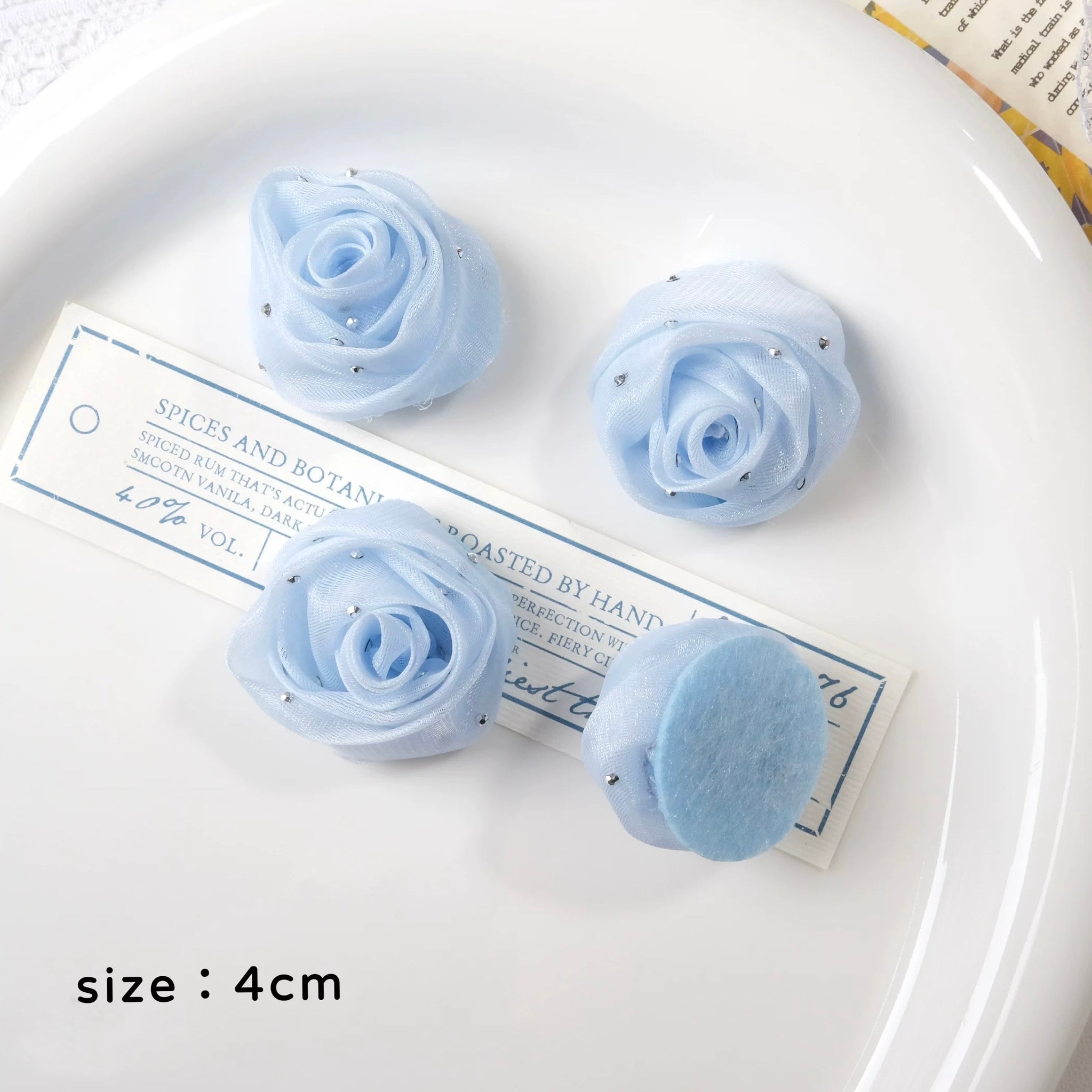 Bow Rose Handmade Material