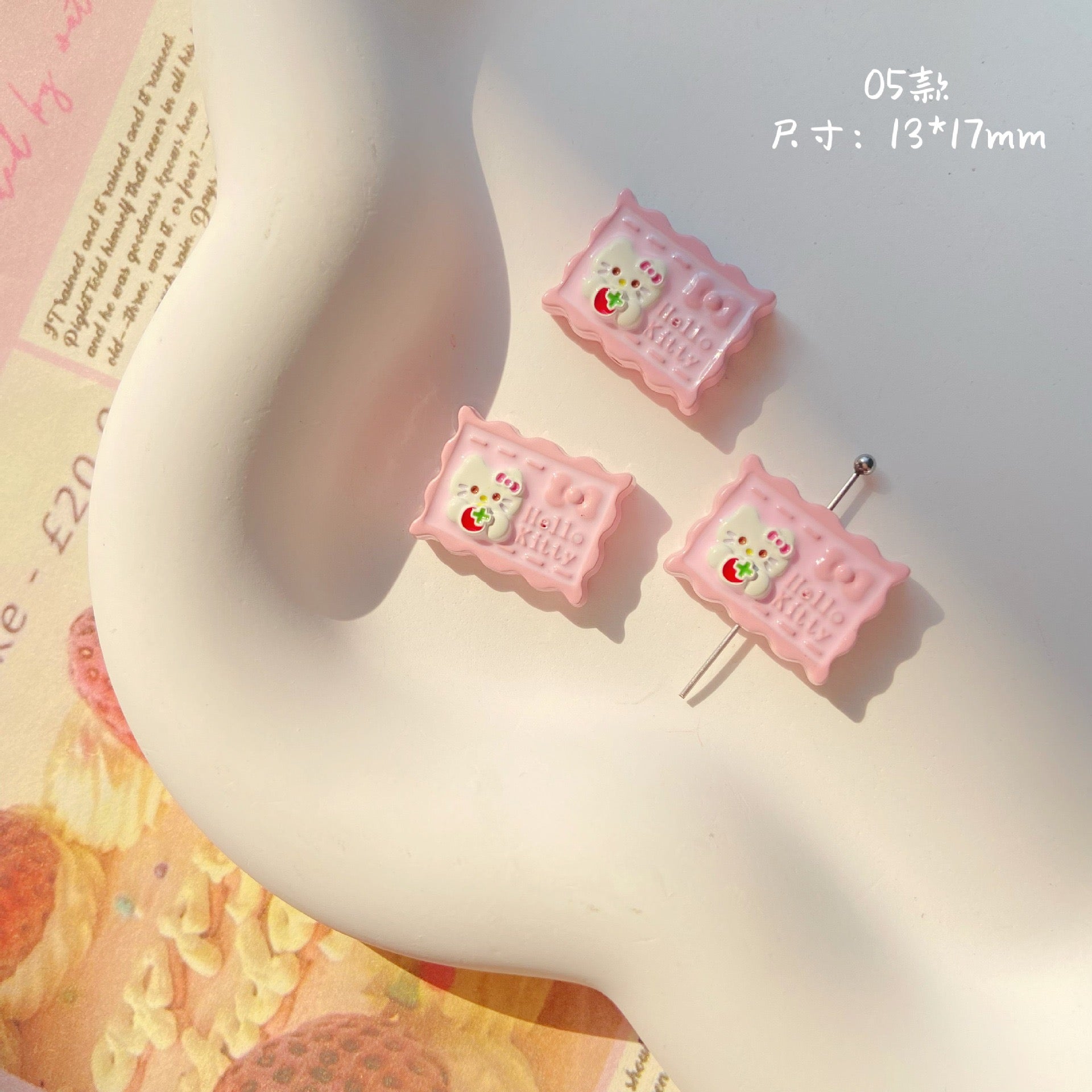 Alloy Hello Kitty Beads