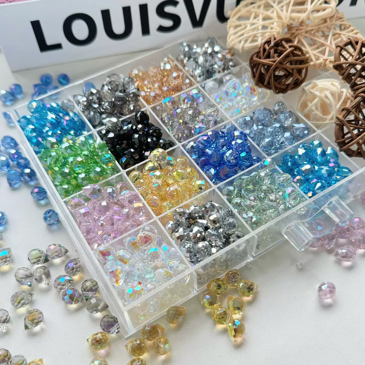 8*10mm Strawberry Crystal Beads