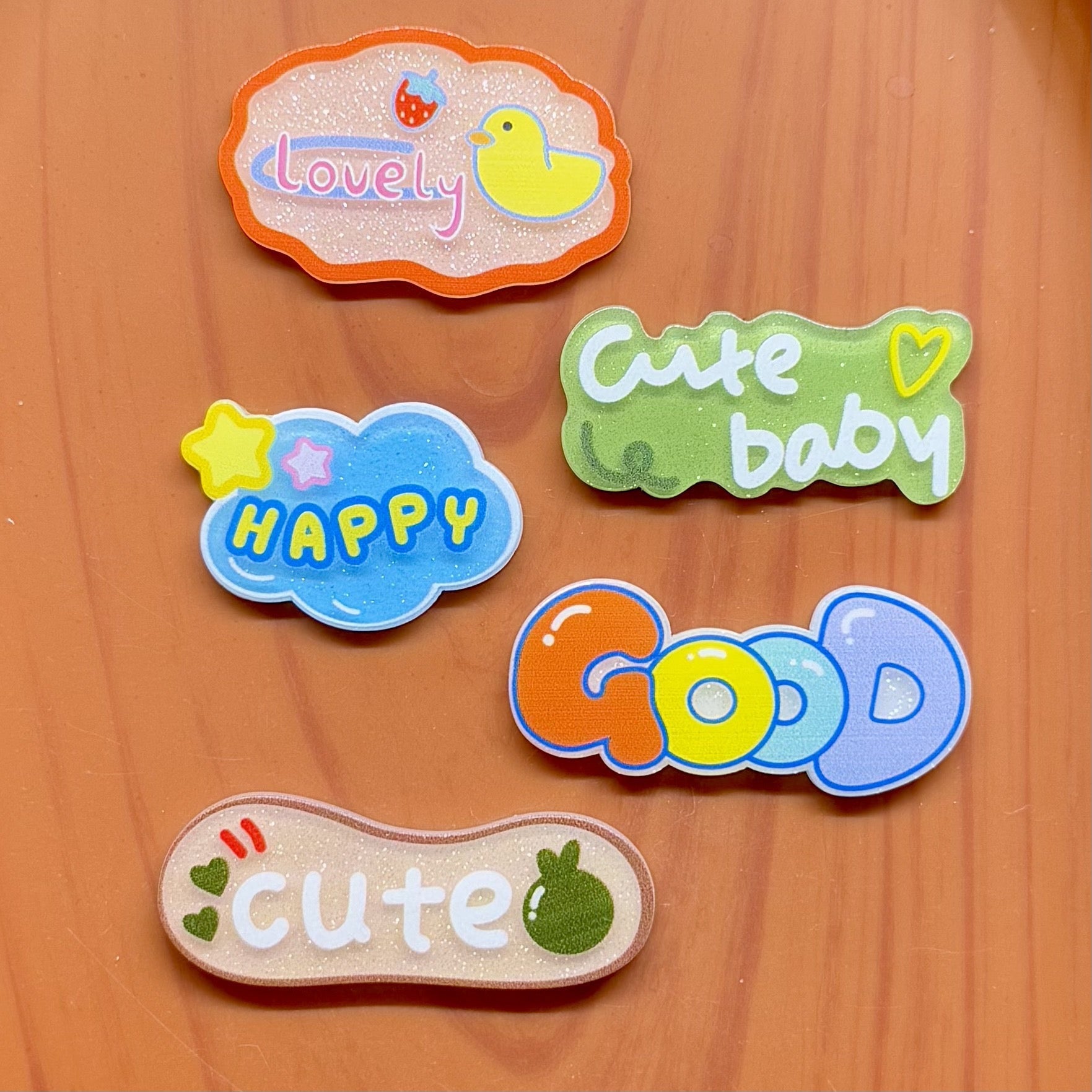 word Plate Acrylic Patch