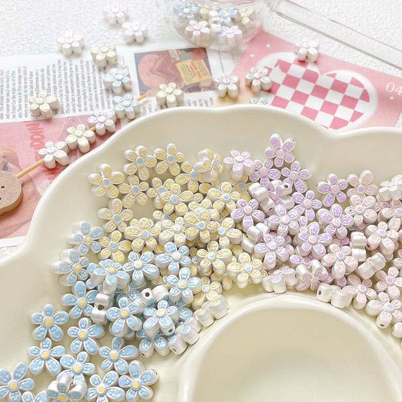 Flower Alloy Beaded