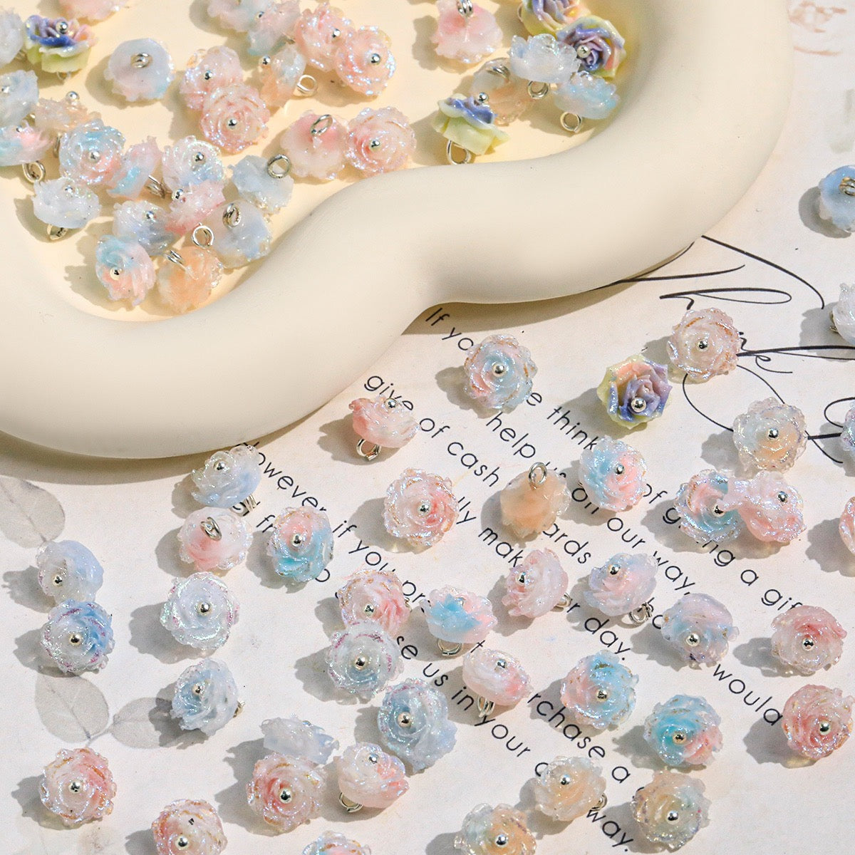 Flower-Shaped Beads