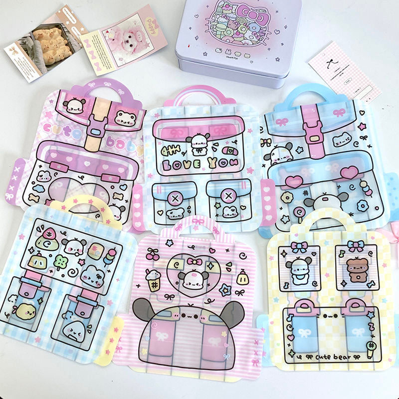 Cartoon Suitcase Ziploc Bag
