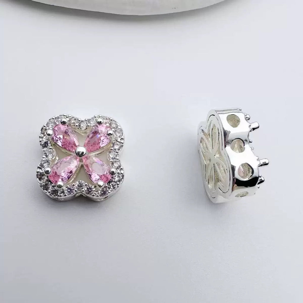 Crystal Flower Four-Way Beads